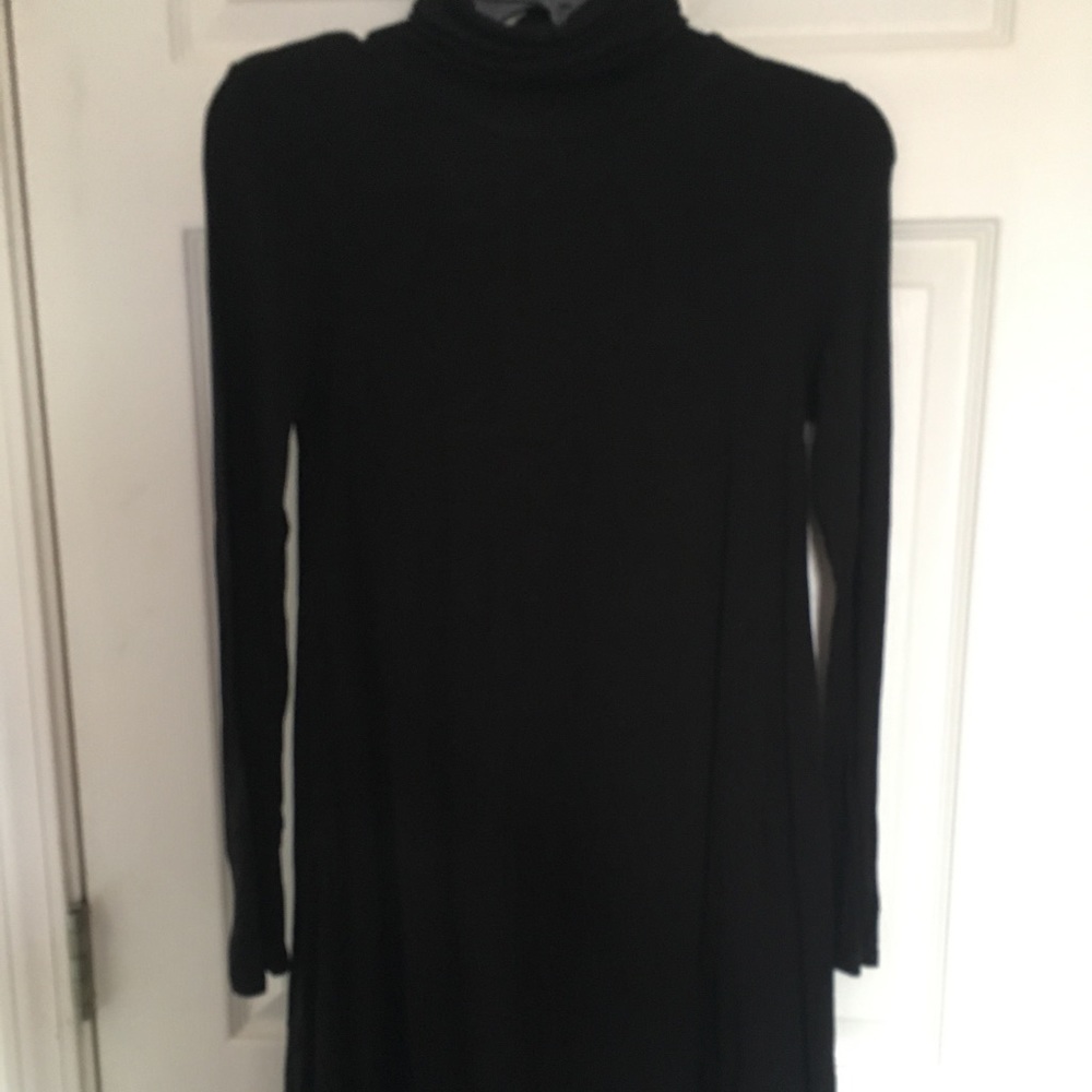 Turtleneck shift dress